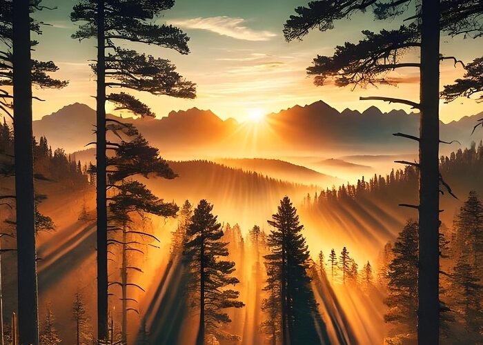 aamu, auringonnousu, kajo